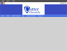 Tablet Screenshot of cotternews.org